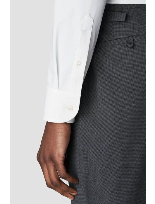 Eton overhemd Slim Fit wit Four-Way stretch