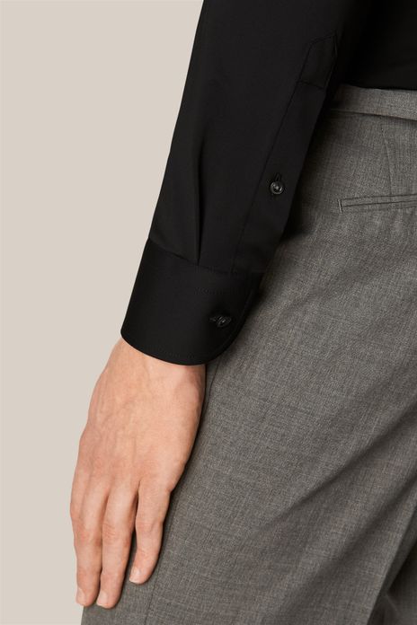 business overhemd zwart Eton Slim Fit
