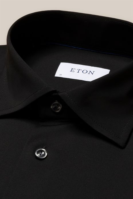 business overhemd zwart Eton Slim Fit