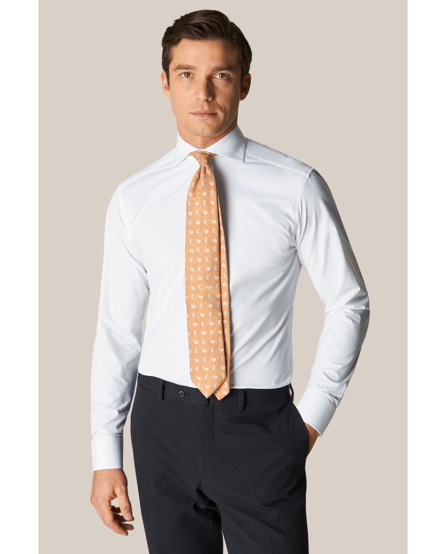 Overhemd Eton four-way stretcj wit contemporary fit