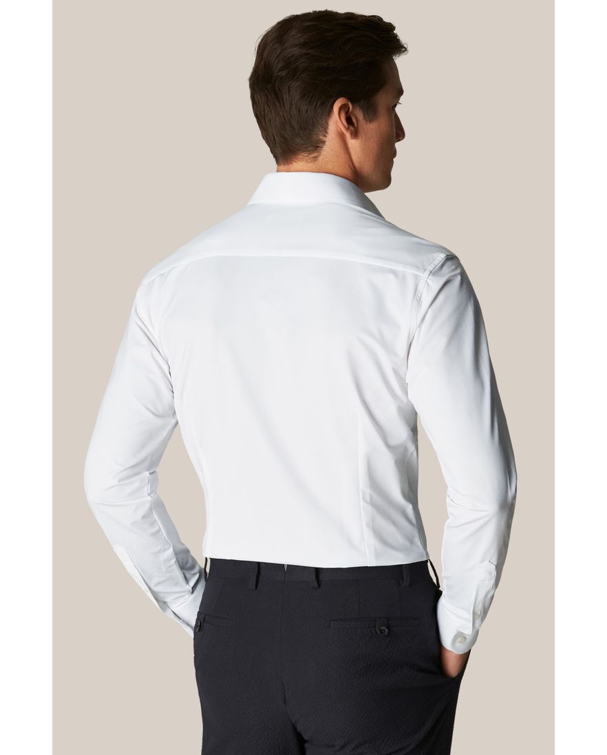 Overhemd Eton four-way stretcj wit contemporary fit