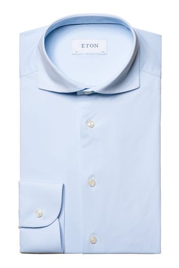 Eton Eton overhemd lichtblauw Four-Way Stretch contemporary fit