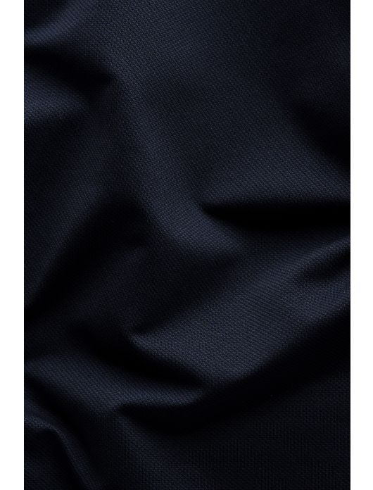 Eton overhemd donkerblauw effen Four-Way Stretch