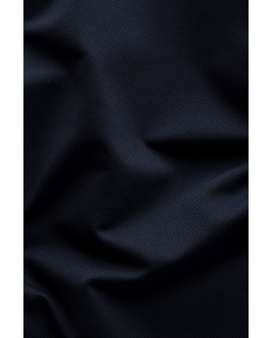 Eton overhemd navy Four-Way Stretch contemporary fit