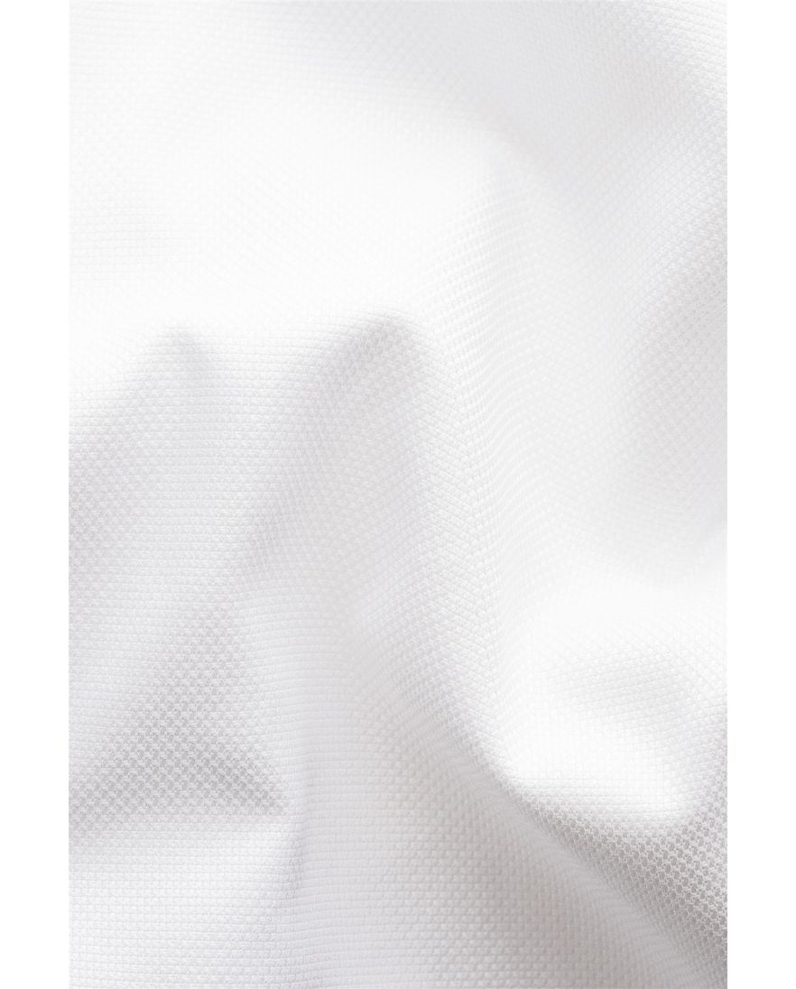 Eton overhemd effen wit slim fit button down katoen