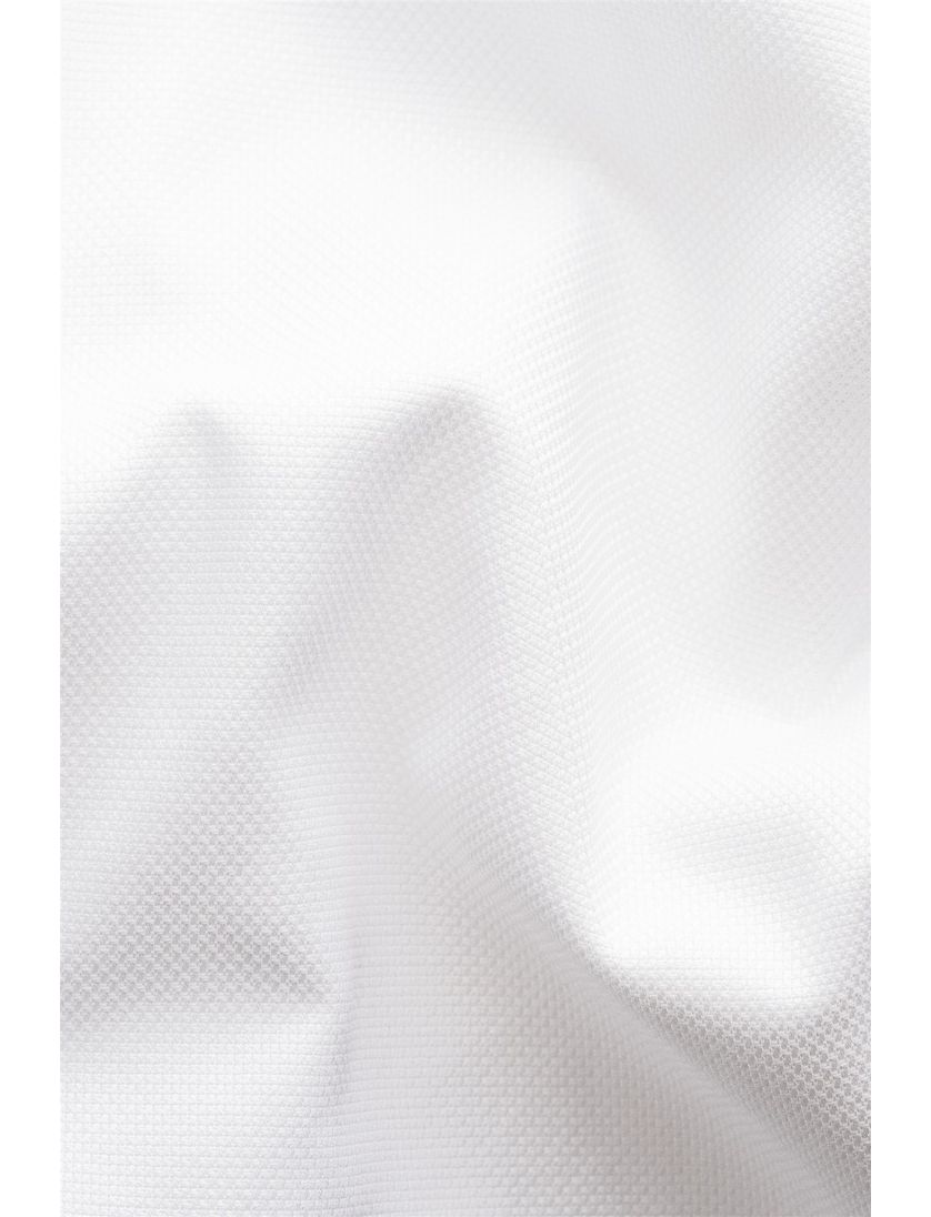 katoenen Eton overhemd wit slim fit button down slim fit