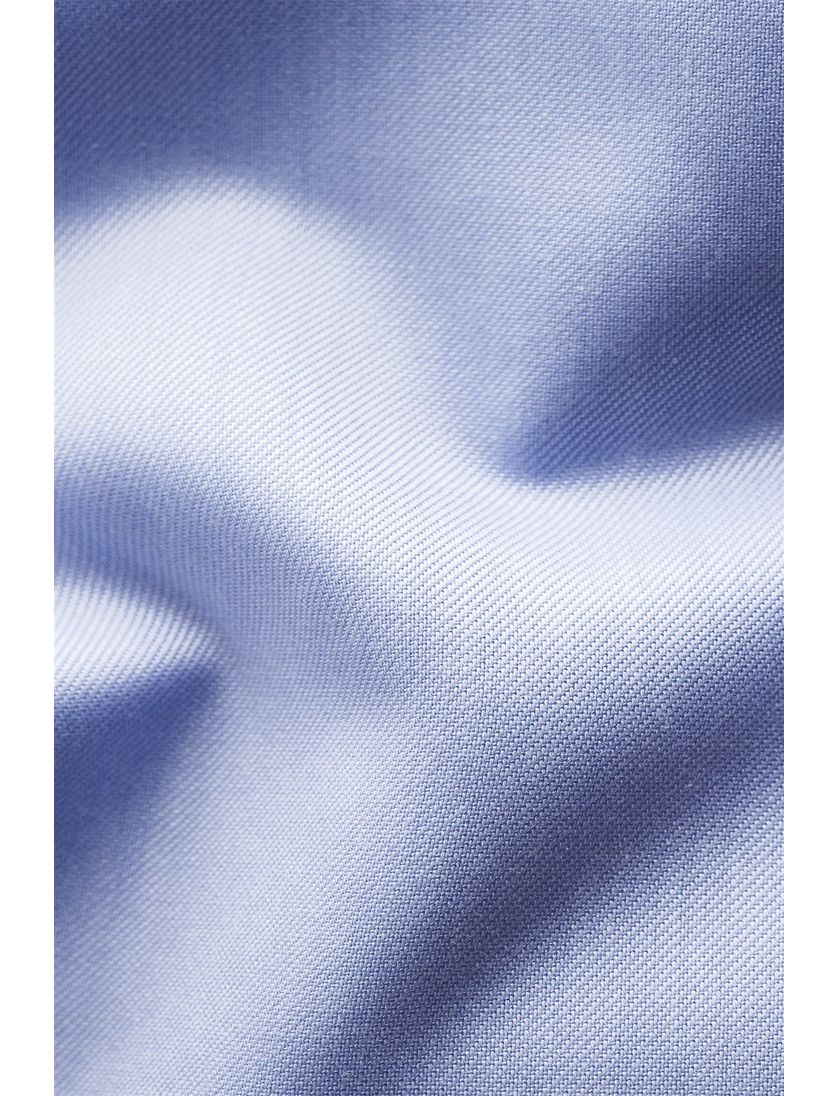 Eton business Signature Twill overhemd super slim fit lichtblauw