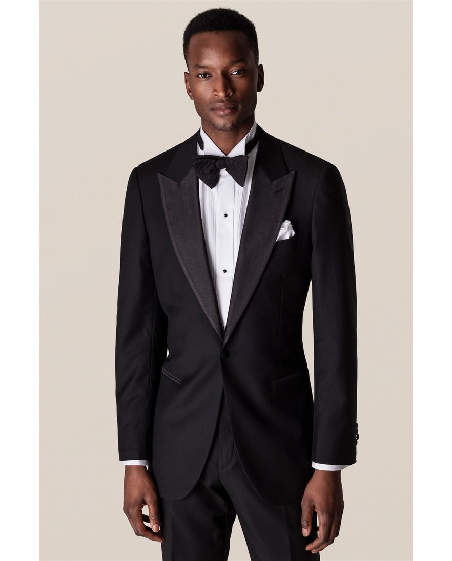 Eton overhemd wit uni slim fit katoen