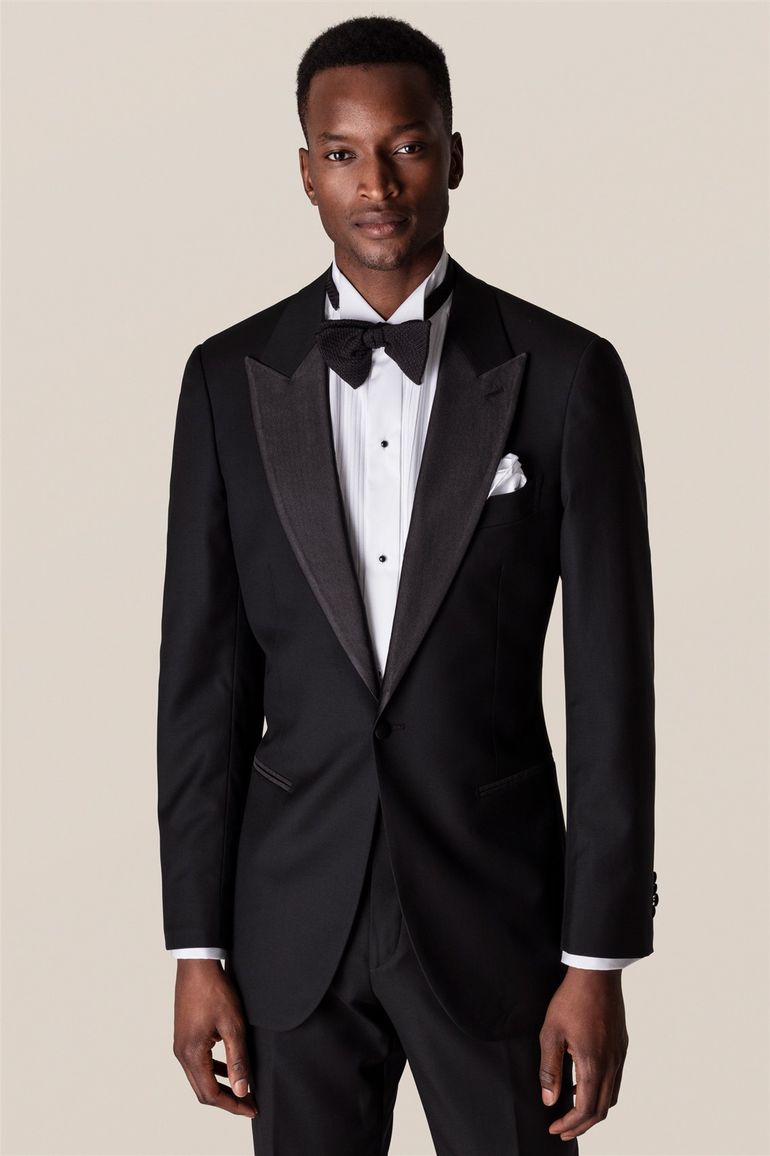 Eton overhemd wit uni slim fit katoen