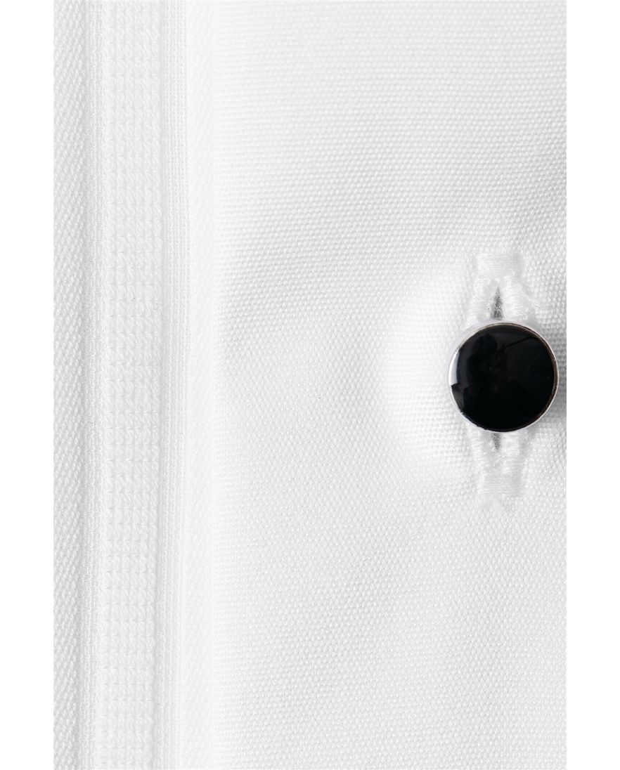 Eton overhemd wit uni slim fit katoen