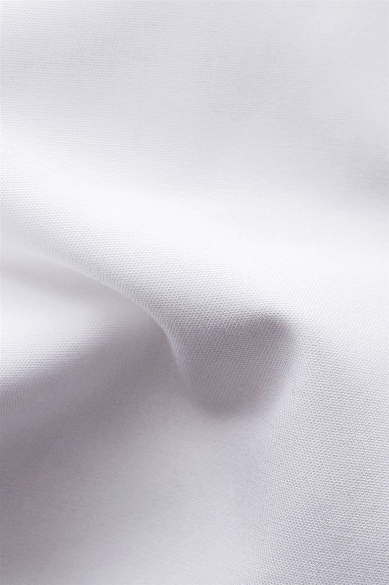 Eton overhemd wit uni slim fit katoen