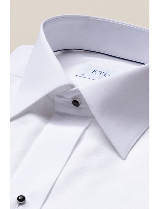 Eton overhemd Pique Tuxedo French Cuff