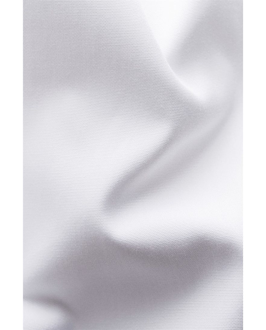 Eton overhemd katoen effen wit French Cuff
