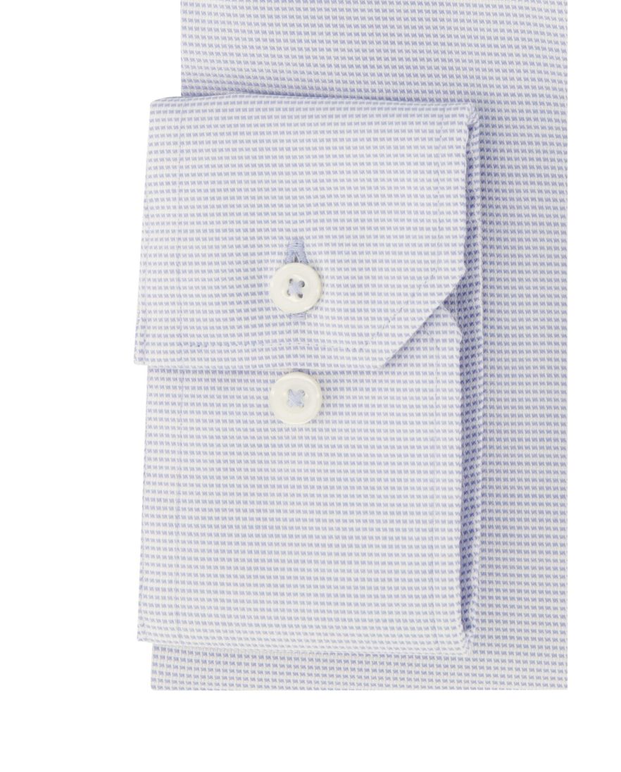 Overhemd Eterna Comfort Fit lichtblauw strijkvrij