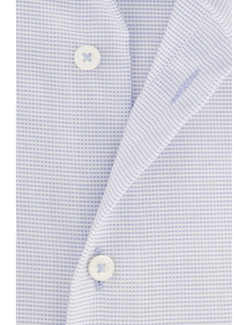 Strijkvrij Eterna overhemd katoen modern fit lichtblauw