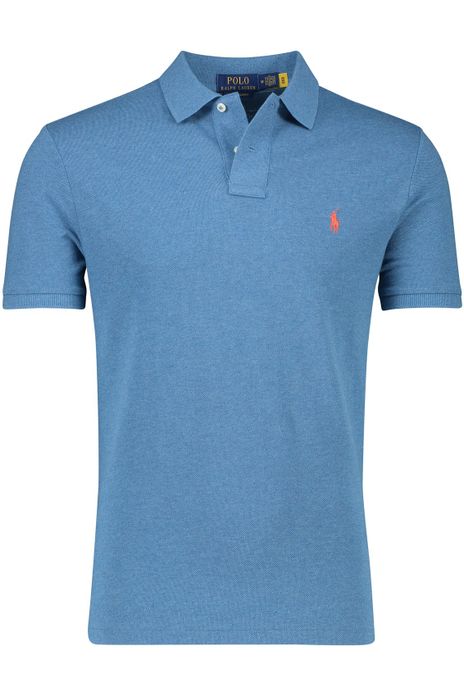 Polo Ralph Lauren gemêleerde polo normale fit blauw