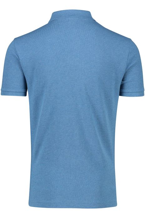 Polo Ralph Lauren gemêleerde polo normale fit blauw