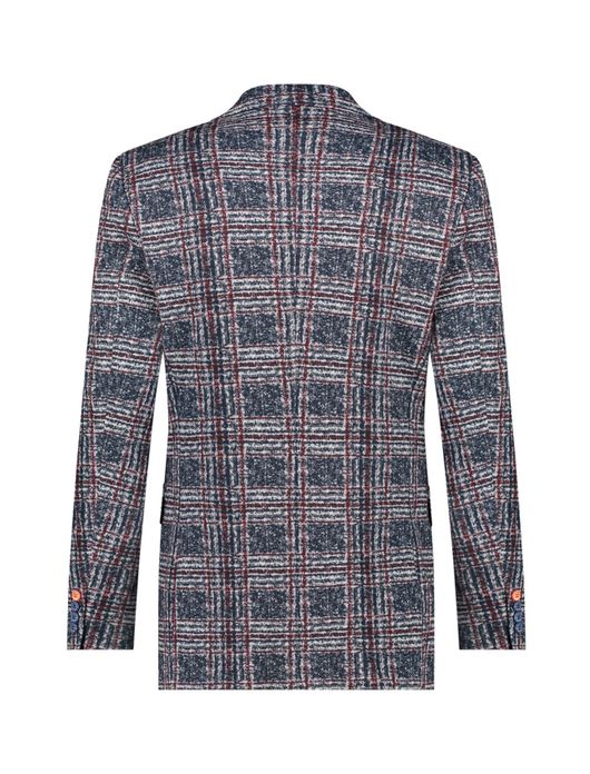 A Fish Named Fred colbert navy geruit