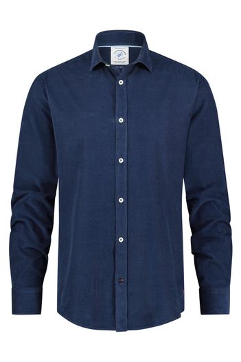 A Fish Named Fred A Fish Named Fred overhemd blauw effen