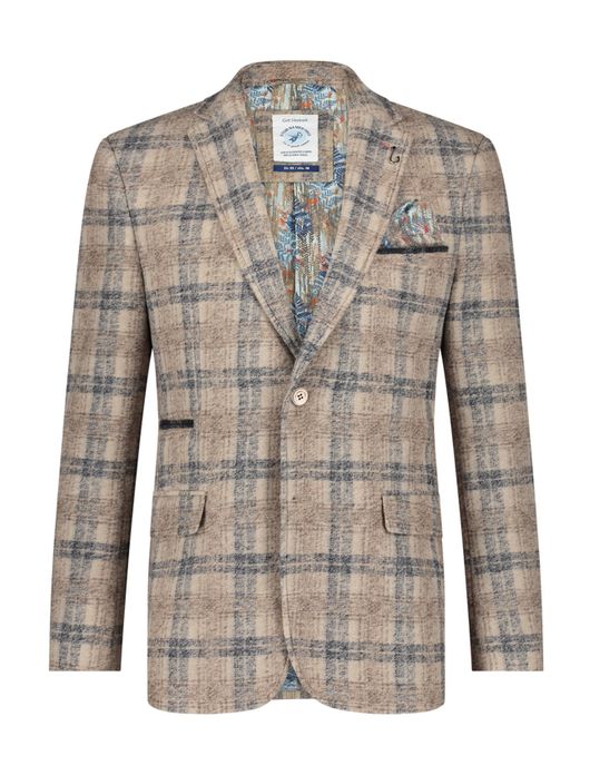 A Fish Named Fred colbert beige geruit