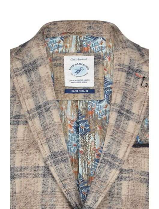 A Fish Named Fred colbert beige geruit