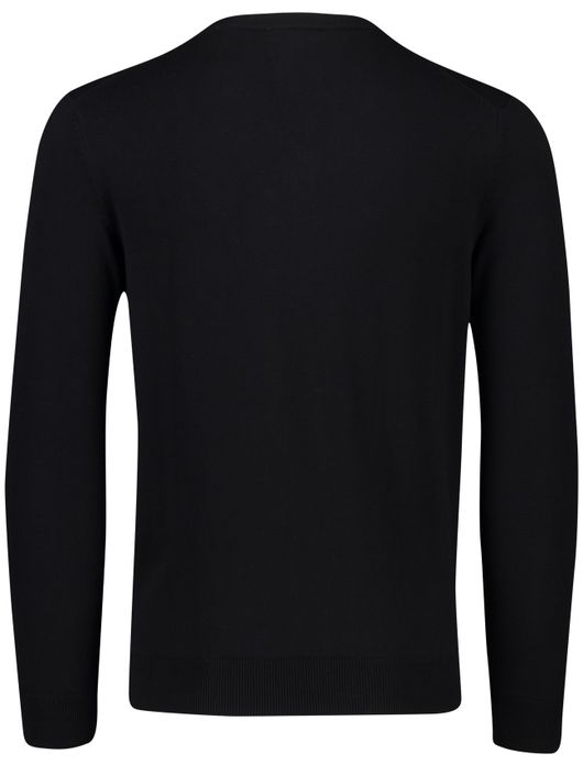 Gant trui zwart v-hals