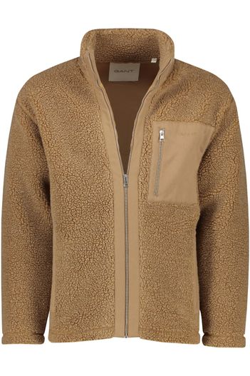Gant Gant outdoor vest beige uni fleece normale fit