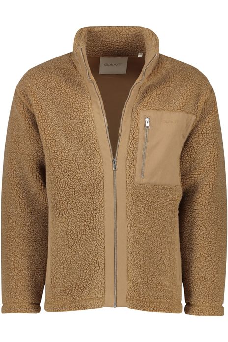 Gant outdoor vest Heece beige fleece normale fit
