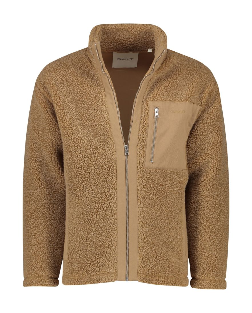 Gant outdoor vest Heece beige fleece normale fit