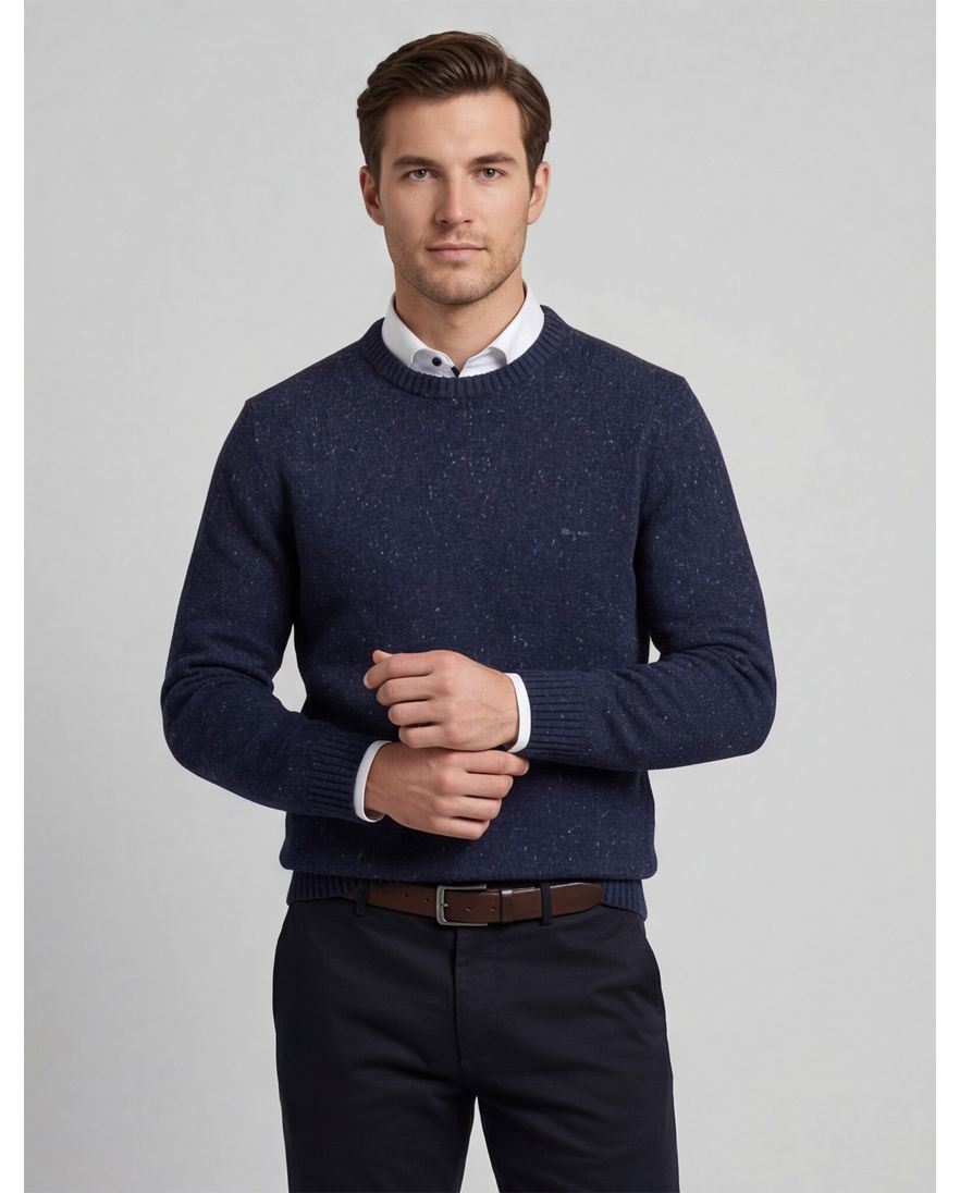 Gant trui donkerblauw normale fit