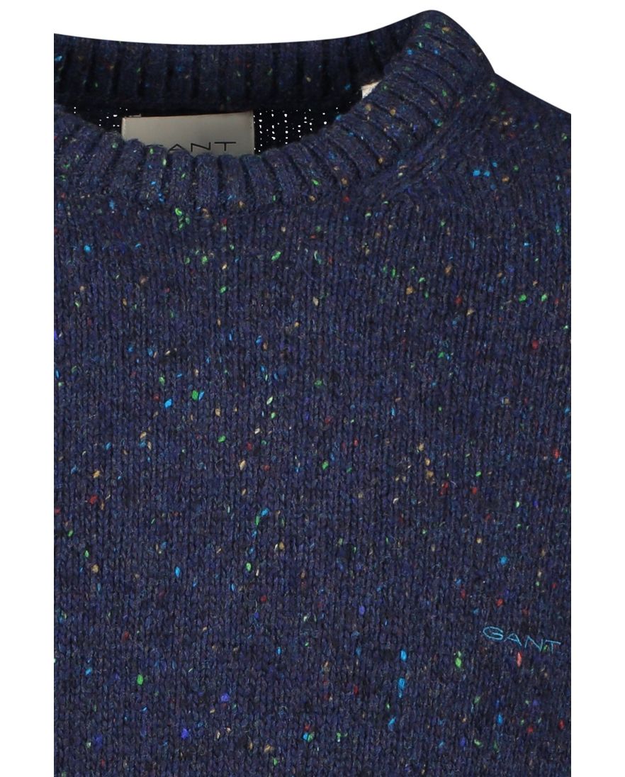 Gant trui donkerblauw normale fit
