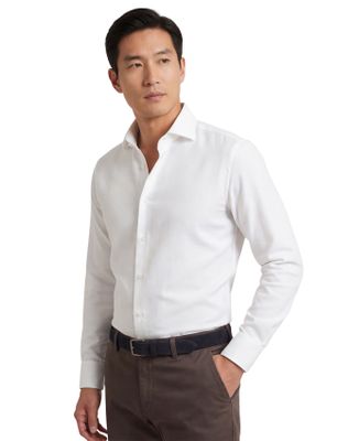 Michaelis Slim Fit Michaelis overhemd wit strijkvrij