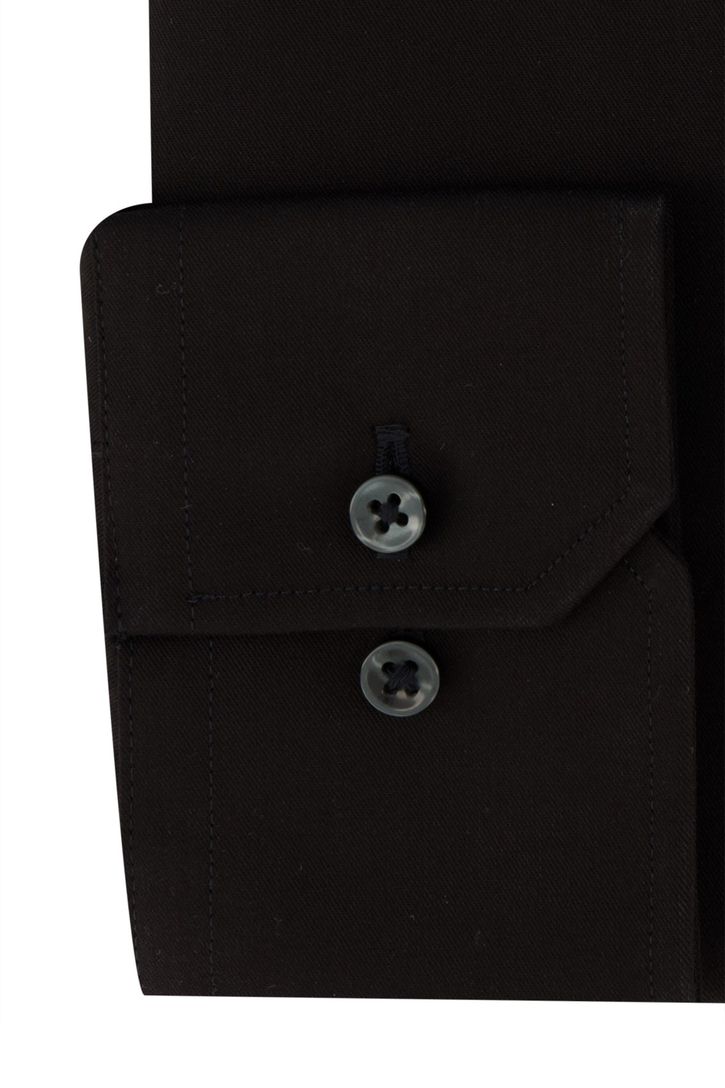 Michaelis business overhemd Slim Fit zwart effen