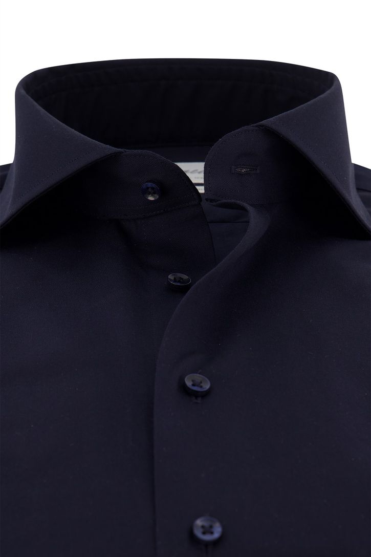 Michaelis business overhemd Slim Fit donkerblauw effen