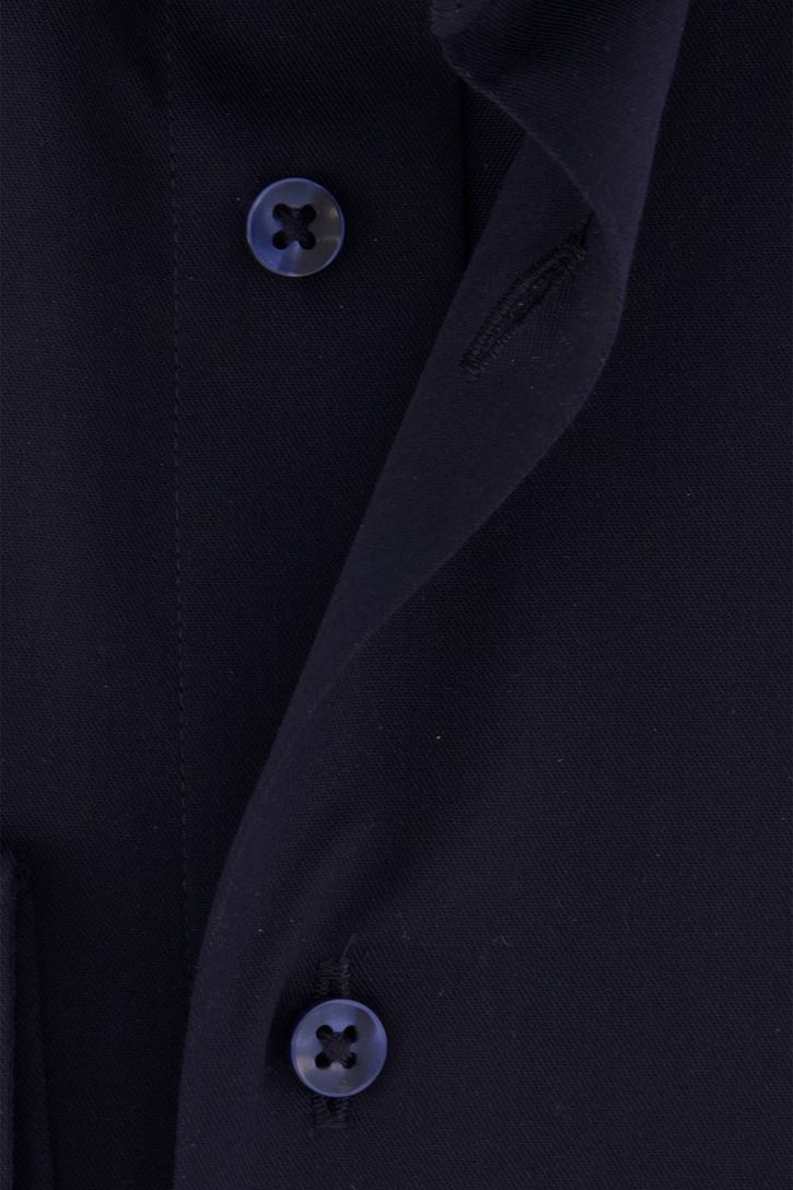 Michaelis business overhemd Slim Fit donkerblauw effen