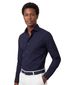 Michaelis business overhemd Slim Fit donkerblauw effen