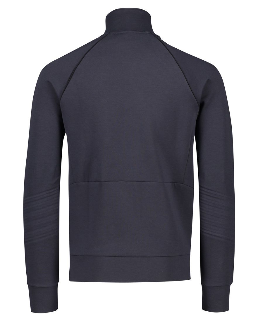 Boss Green Skaz vest effen donkerblauw katoen