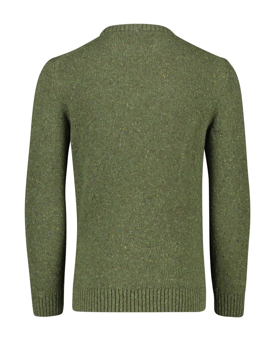 Gant trui groen wol effen