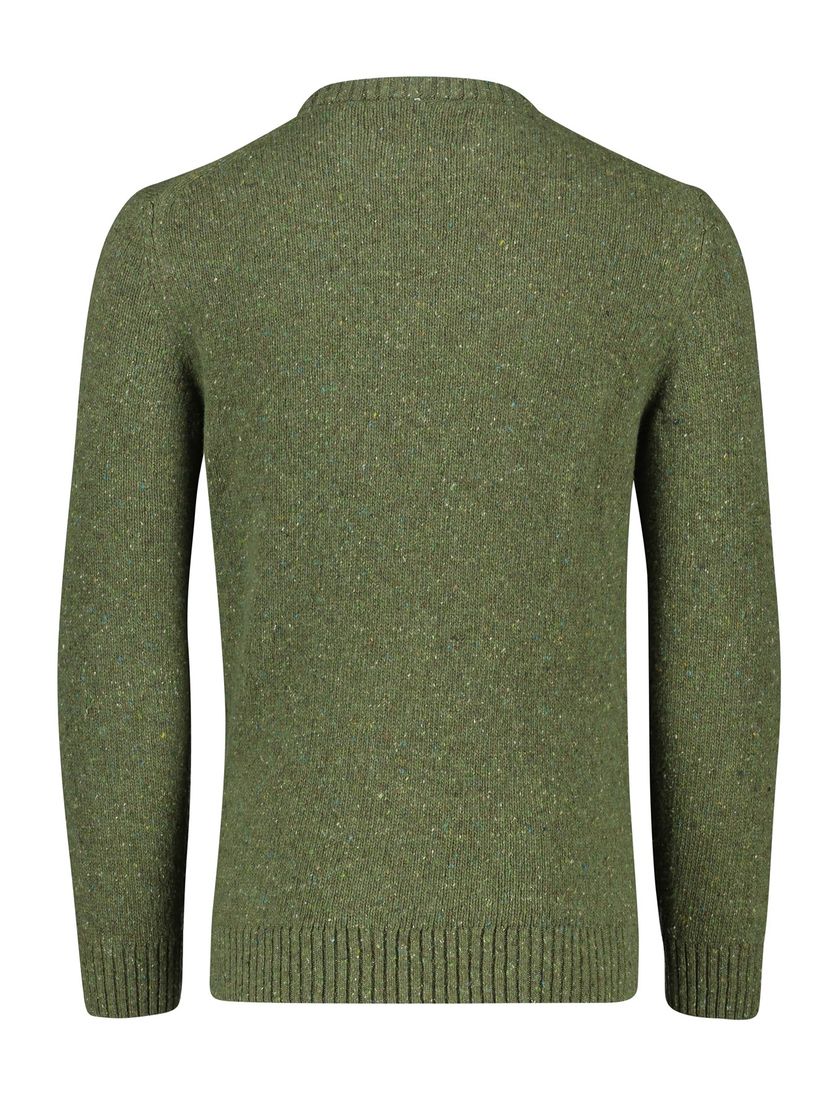 trui Gant groen effen wol