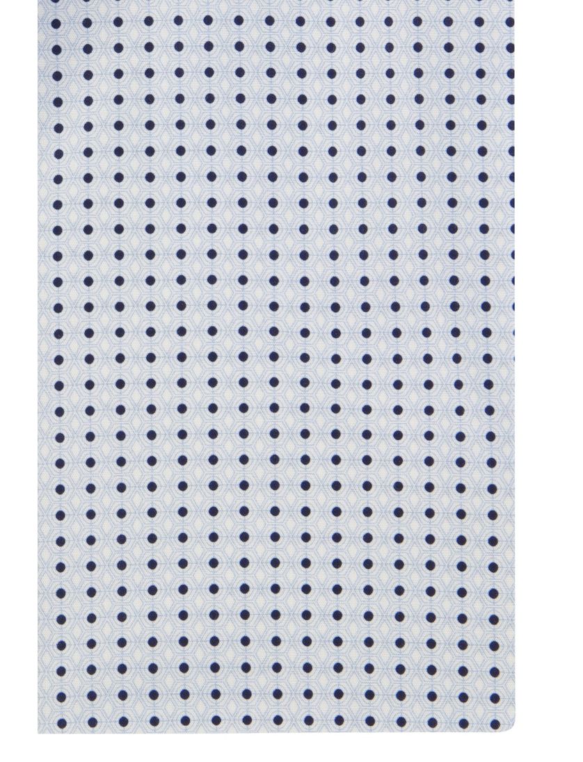 Olymp overhemd lichtblauw print extra slanke fit