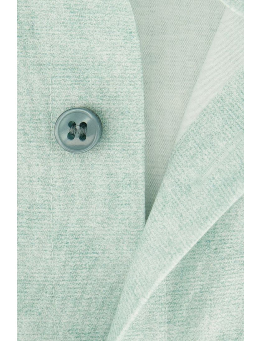 katoenen Olymp overhemd effen lichtgroen body fit