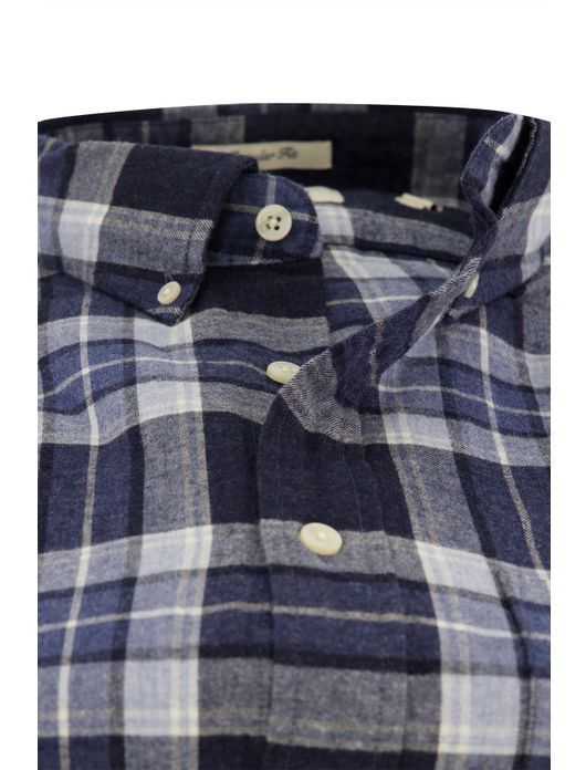 casual overhemd donkerblauw Gant Regular Fit