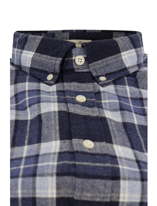 casual overhemd donkerblauw Gant Regular Fit