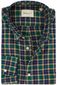Gant overhemd groen/blauw geruit button-down