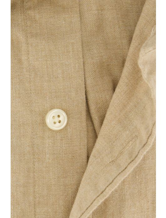 casual overhemd beige Gant Regular Fit