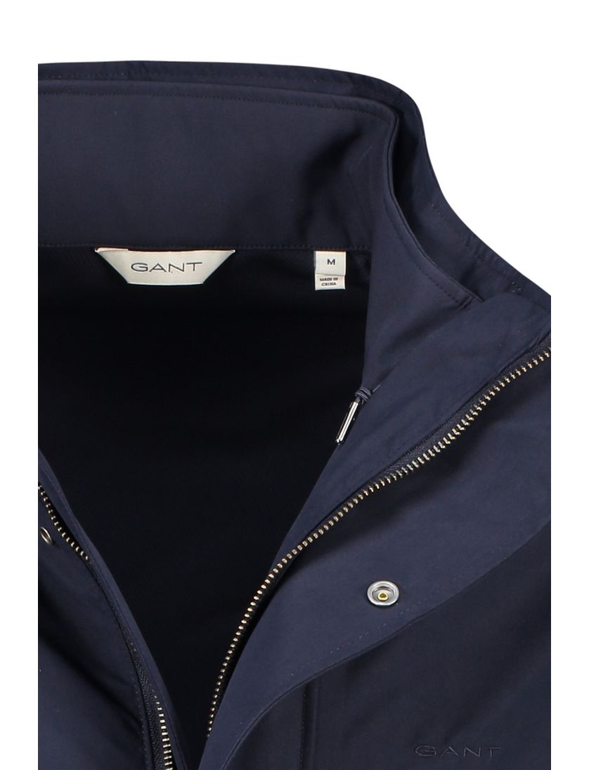 Gant winterjas donkerblauw normale fit Double Jacket