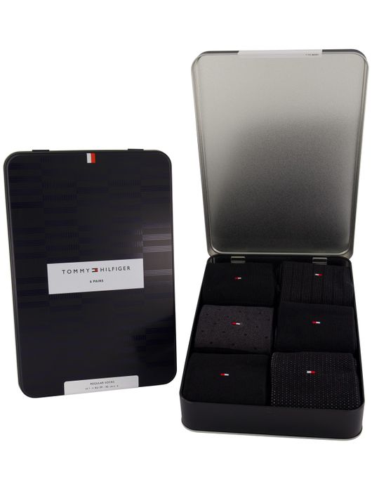 Tommy Hilfiger giftbox zwart 6-pack