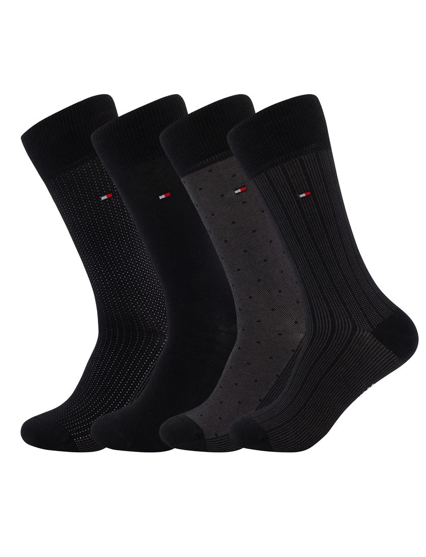 Tommy Hilfiger giftbox zwart 6-pack katoen