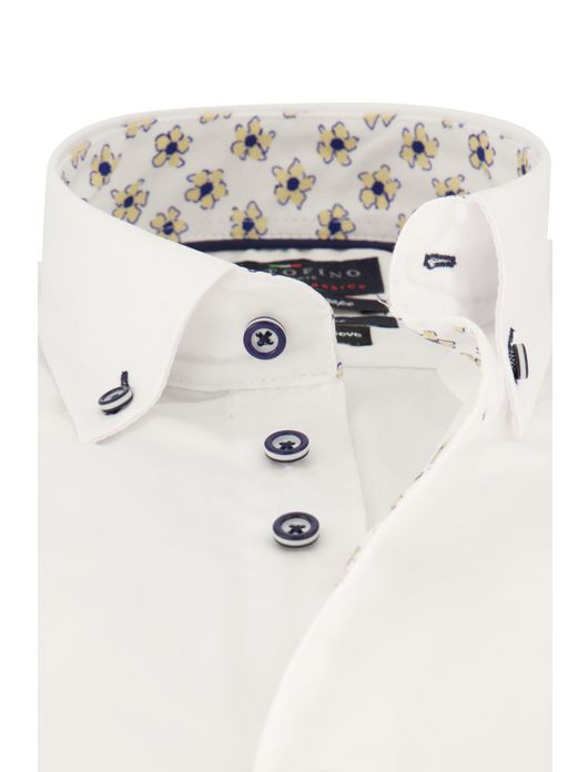 Portofino overhemd extra lang wit