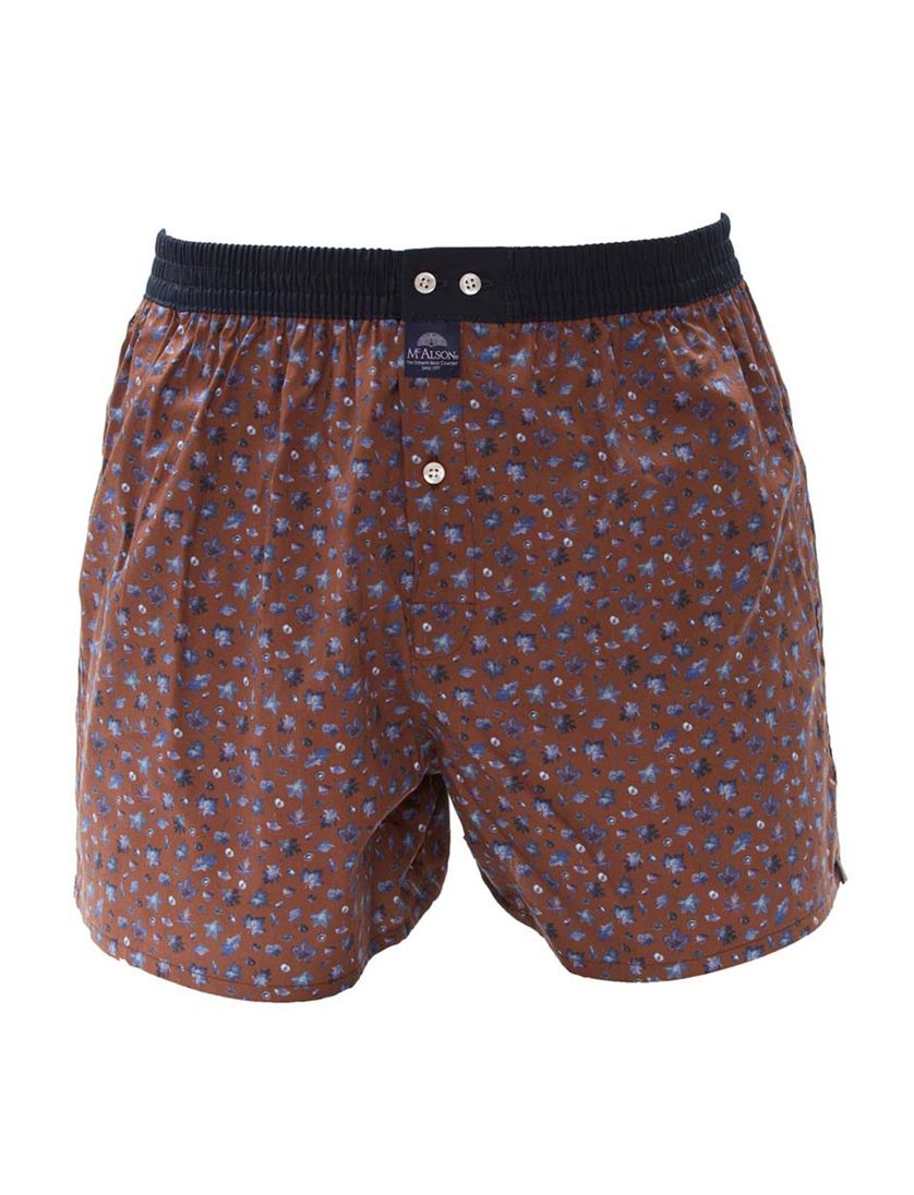 McAlson boxershort bruin bladeren